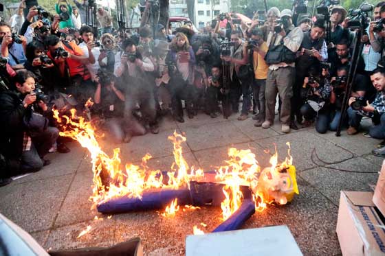 ترامب رئيس للمنقسمين.. بين مناصرين له ومحتجين في الشوارع صورة رقم 30