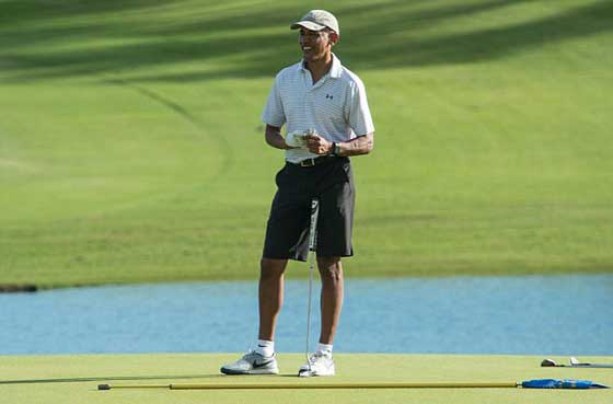 هكذا قضى اوباما يومه الاول بعد تركه الرئاسة صورة رقم 5