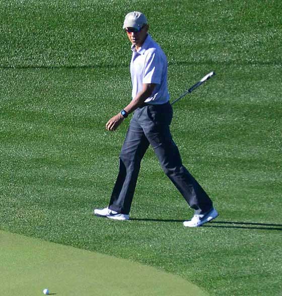 هكذا قضى اوباما يومه الاول بعد تركه الرئاسة صورة رقم 2