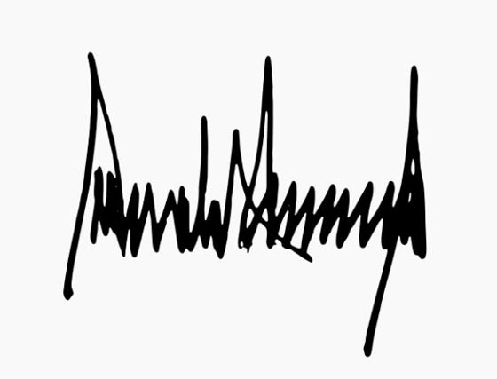 فيديو طريف.. تعرّف على شخصية دونالد ترامب من خلال توقيعه الغريب صورة رقم 1