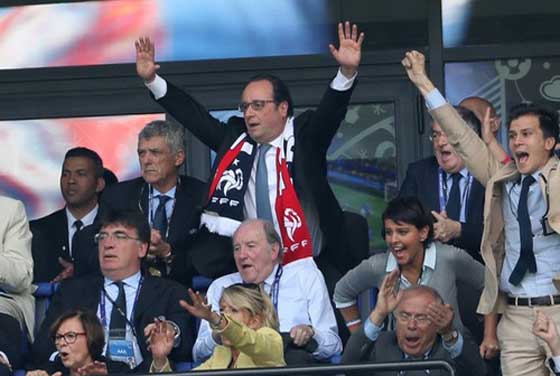  صور طريفة: هكذا احتفل رؤساء الدول والمسؤولون بأهداف فرقهم  صورة رقم 6