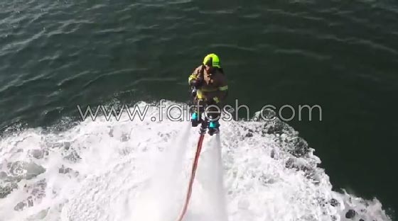 دولفين طائر في خدمة الدفاع المدني لاخماد الحرائق بدبي.. فيديو صورة رقم 4