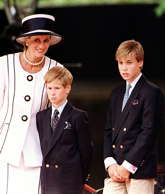  الاميران ويليام هاري يخلدان ذكرى والدتهما الاميرة ديانا بتمثال لها صورة رقم 7