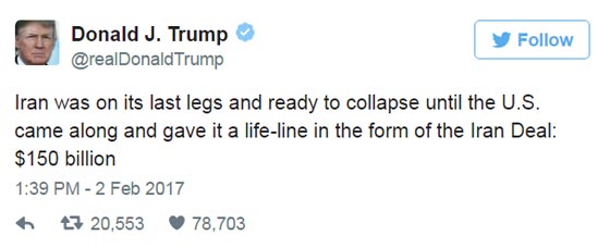 ترامب لا يستبعد التحرك العسكري ضد ايران التي تصفه بالفارغ! صورة رقم 3