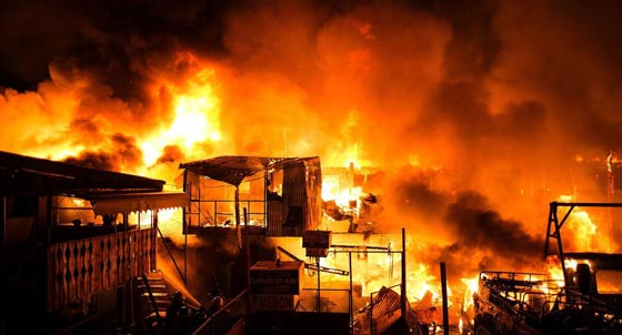 الفلبين: حرائق ضخمة على مئات المنازل في منطقة فقيرة  صورة رقم 4