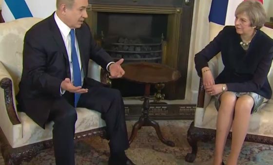 رئيسة الوزراء البريطانية تحرج نتنياهو مرتين صورة رقم 1