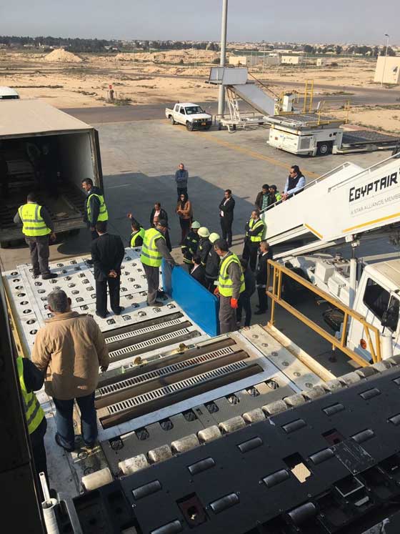 صور مذهلة.. مشروع نقل فتاة مصرية تزن نصف طن الى الهند بطائرة شحن صورة رقم 2