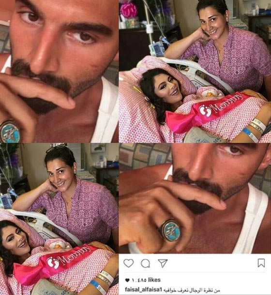  بعد ان اتهمها بالحمل قبل الزواج، زوج مريم حسين ينشر صورة طفلتهما صورة رقم 4