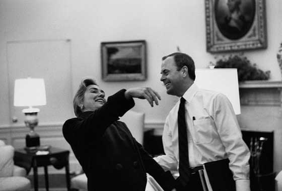 مجموعة صور نادرة لهيلاري كلينتون بالأبيض والأسود صورة رقم 7