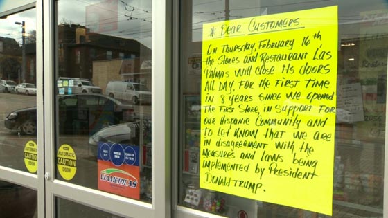   مطاعم ومتاجر امريكا تغلق أبوابها اليوم تضامنًا مع المهاجرين صورة رقم 1