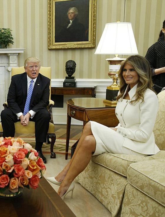 لماذا كشفت سارة نتنياهو عن ساقيها في البيت الابيض؟ صورة رقم 8