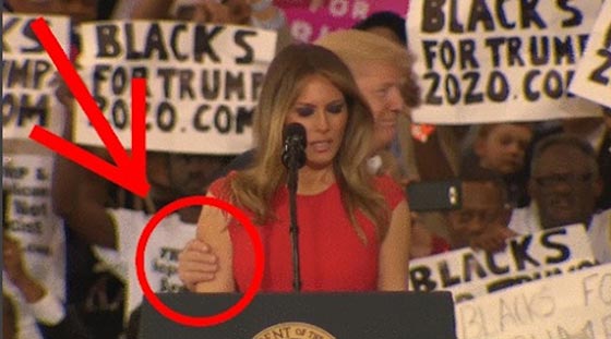 لماذا ارتعدت ميلانيا واشاحت بوجهها حين لمس ترامب ذراعها؟ فيديو صورة رقم 1