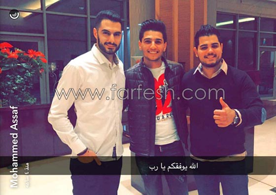 صور محمد عساف في تدريبات عرب ايدول مع يعقوب، عمار وامير صورة رقم 2