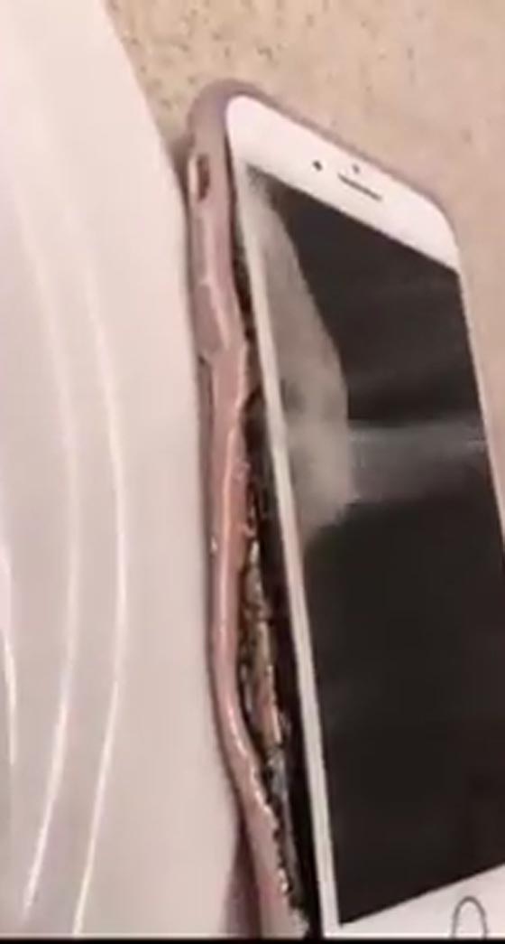 فيديو صادم..انفجار هاتف ايفون 7 بلس وأبل تحقق صورة رقم 1