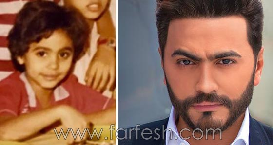  صور تامر حسني في طفولته تعيد له الذكريات الغالية صورة رقم 3