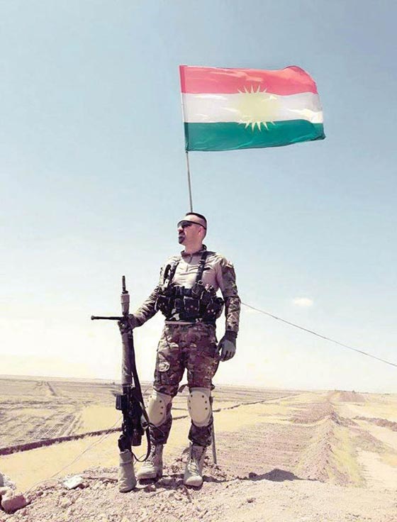 رامبو قناص عراقي كردي اسقط 260 راسا من داعش من مسافة كيلومتر صورة رقم 1