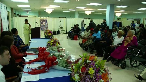 صور ثلاث معمرات يحتفلن معا بتجاوزهن سن الـ100 صورة رقم 7