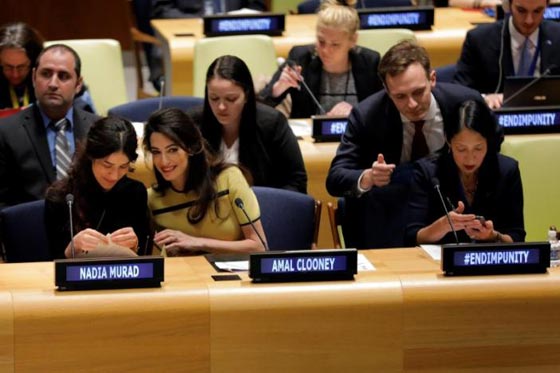 امل كلوني ضد داعش: لماذا لم يتم فعل اي شيء ضد هؤلاء المجرمين صورة رقم 5