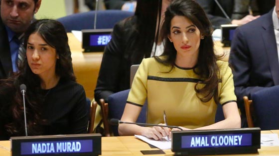 امل كلوني ضد داعش: لماذا لم يتم فعل اي شيء ضد هؤلاء المجرمين صورة رقم 8