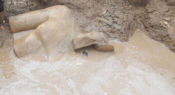  اكتشاف اثري مذهل لتمثال الملك رمسيس يعود الى 3250 ق.م بالقاهرة صورة رقم 2