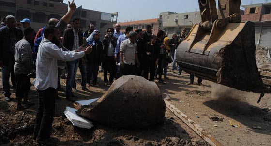  اكتشاف اثري مذهل لتمثال الملك رمسيس يعود الى 3250 ق.م بالقاهرة صورة رقم 3