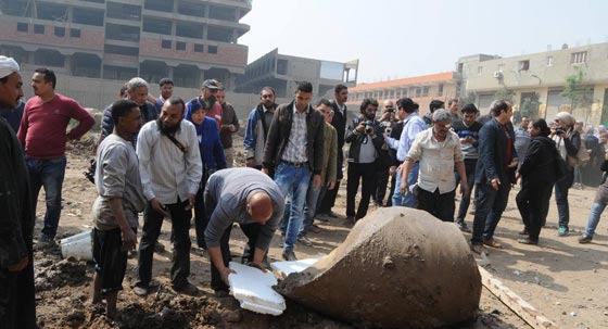  اكتشاف اثري مذهل لتمثال الملك رمسيس يعود الى 3250 ق.م بالقاهرة صورة رقم 1