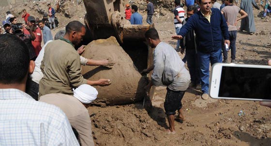  اكتشاف اثري مذهل لتمثال الملك رمسيس يعود الى 3250 ق.م بالقاهرة صورة رقم 6