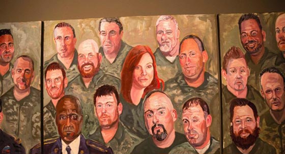 قدامى المحاربين الامريكيين بريشة بوش الابن صورة رقم 4