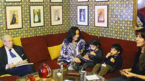 صور ملوك وامراء وزعماء عرب مع عائلاتهم خارج ملعب السياسة صورة رقم 5