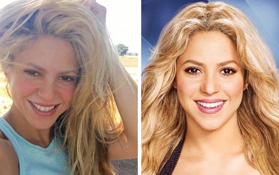  صور فنانات هوليود بدون مكياج، اديل شاكيرا وريهانا: هل ستعرفهن؟ صورة رقم 4