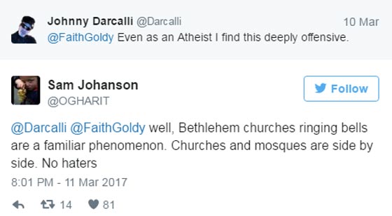 صحفيةٌ كندية تهاجم المسلمين في بيت لحم: سنشنُّ حملةً صليبية! صورة رقم 3