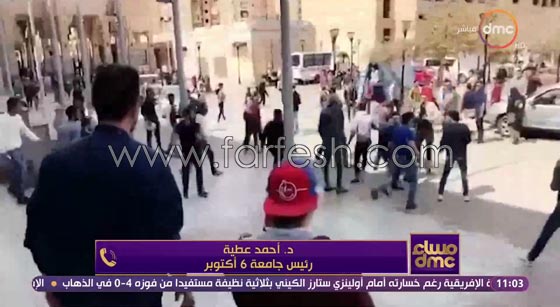 بالفيديو.. رئيس جامعة 6 أكتوبر ينتقد مذيعة على الهواء لإيقاظه من النوم صورة رقم 5