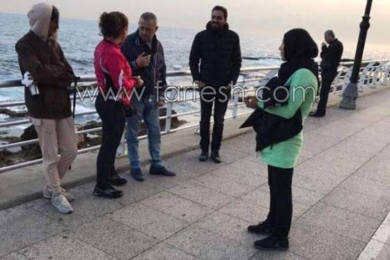 صور جورج وسوف اثناء مشوار على الكورنيش، احسن رد على شائعة وفاته! صورة رقم 2