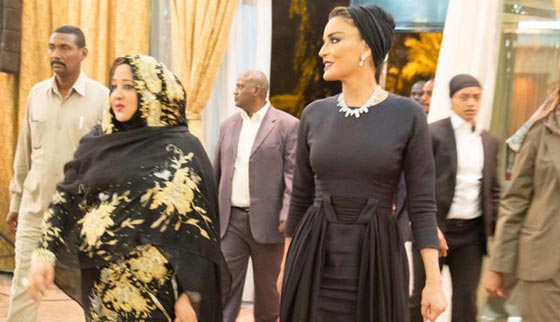 زيارة الشيخة موزة للسودان تفجر حربا اعلامية مع مصر على الاهرامات صورة رقم 8