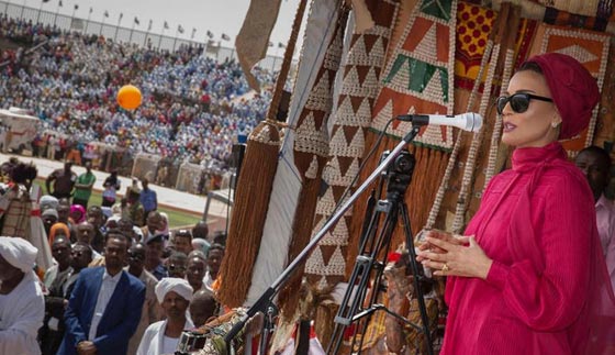 زيارة الشيخة موزة للسودان تفجر حربا اعلامية مع مصر على الاهرامات صورة رقم 3