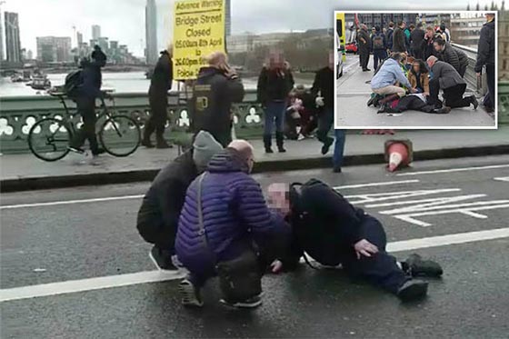 لندن: 4 قتلى وعشرات الجرحى في الهجوم الإرهابي أمام مقر البرلمان  صورة رقم 12