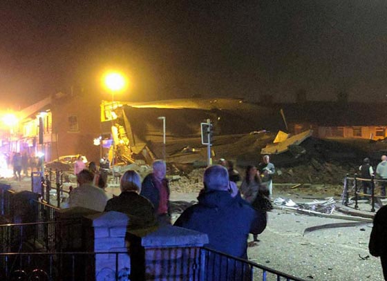 30 مصابا في انفجار ناجم عن تسرب غاز في بريطانيا صورة رقم 11