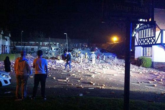 30 مصابا في انفجار ناجم عن تسرب غاز في بريطانيا صورة رقم 17