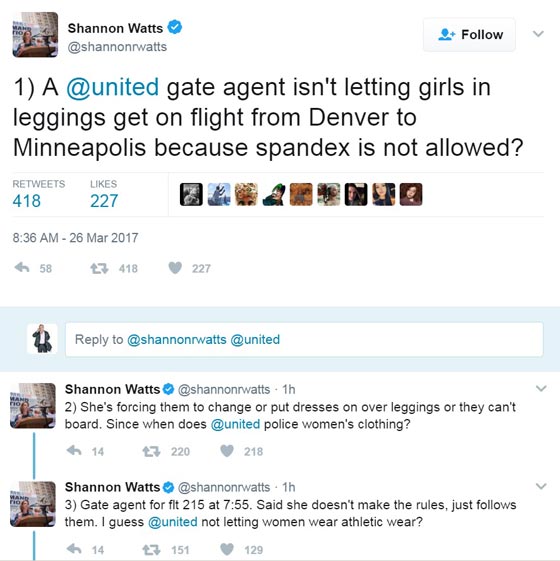 انتقادات حادة لشركة طيران امريكية لمنعها ارتداء راكبات سراويل ضيقة صورة رقم 1