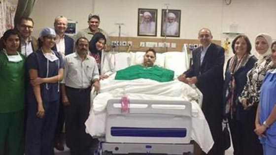  صور من الهند للمصرية التي تزن نصف طن بعد ازالة 75% من معدتها صورة رقم 1