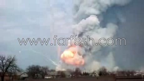 انفجار مستودع اسلحة في روسيا ونزوح 20 الف مواطن من محيطه صورة رقم 7
