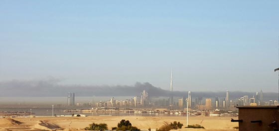 حريق (بالداون تاون) في دبي.. فيديو وصور صورة رقم 23