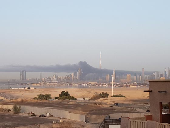 حريق (بالداون تاون) في دبي.. فيديو وصور صورة رقم 22