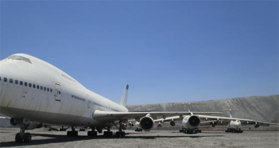 هنا تدفن الطائرات العملاقة الخارجة من الخدمة.. صور صورة رقم 3