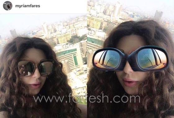  صور ميريام فارس ترتدي اغرب نظارات شمسية اثارت السخرية صورة رقم 4