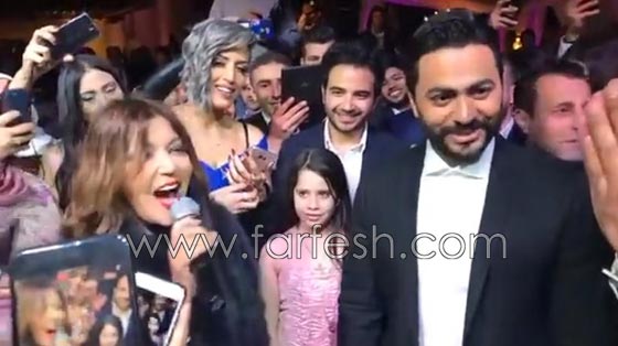 سميرة سعيد تهدي كارمن سليمان زفة مغربية وديو مع تامر حسني صورة رقم 1