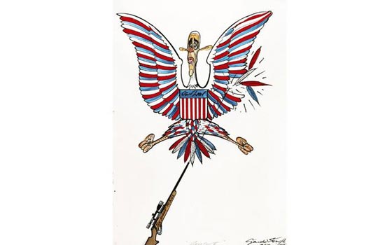 صور كاريكاتورية تسخر من السياسيين وتظهر الوجه القبيح لتشرشل ترامب وبوتين صورة رقم 6