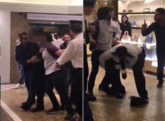 فيديو محرج: شجار، لكمات وركلات بين عرب في متجر بريطاني شهير وسط ذهول الزبائن! صورة رقم 7