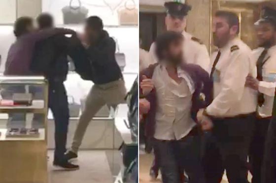 فيديو محرج: شجار، لكمات وركلات بين عرب في متجر بريطاني شهير وسط ذهول الزبائن! صورة رقم 6