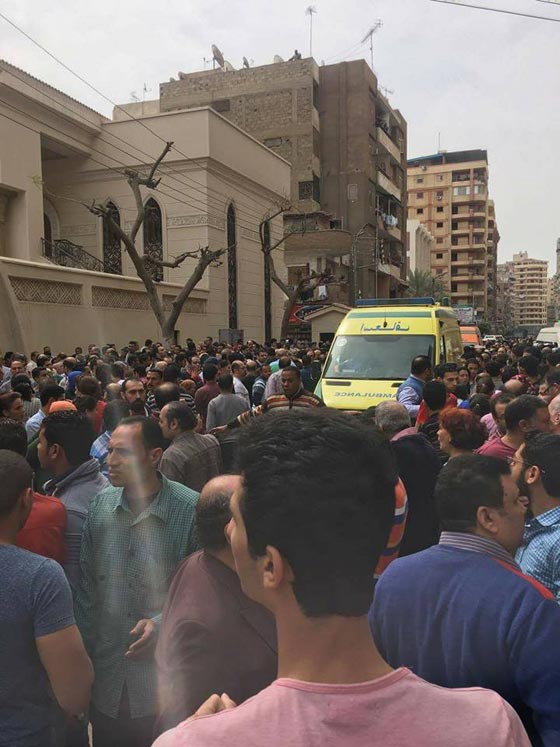 مصر:30 قتيلا و71 مصابا في انفجار كنيسة مار جرجس في طنطا.. فيديو وصور صورة رقم 7